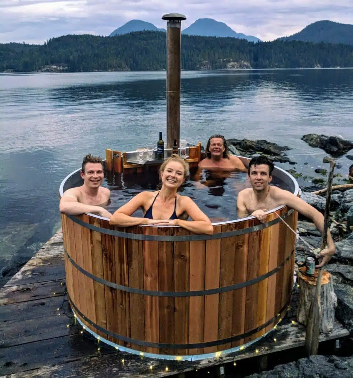 Hottub houtgestookt kopen